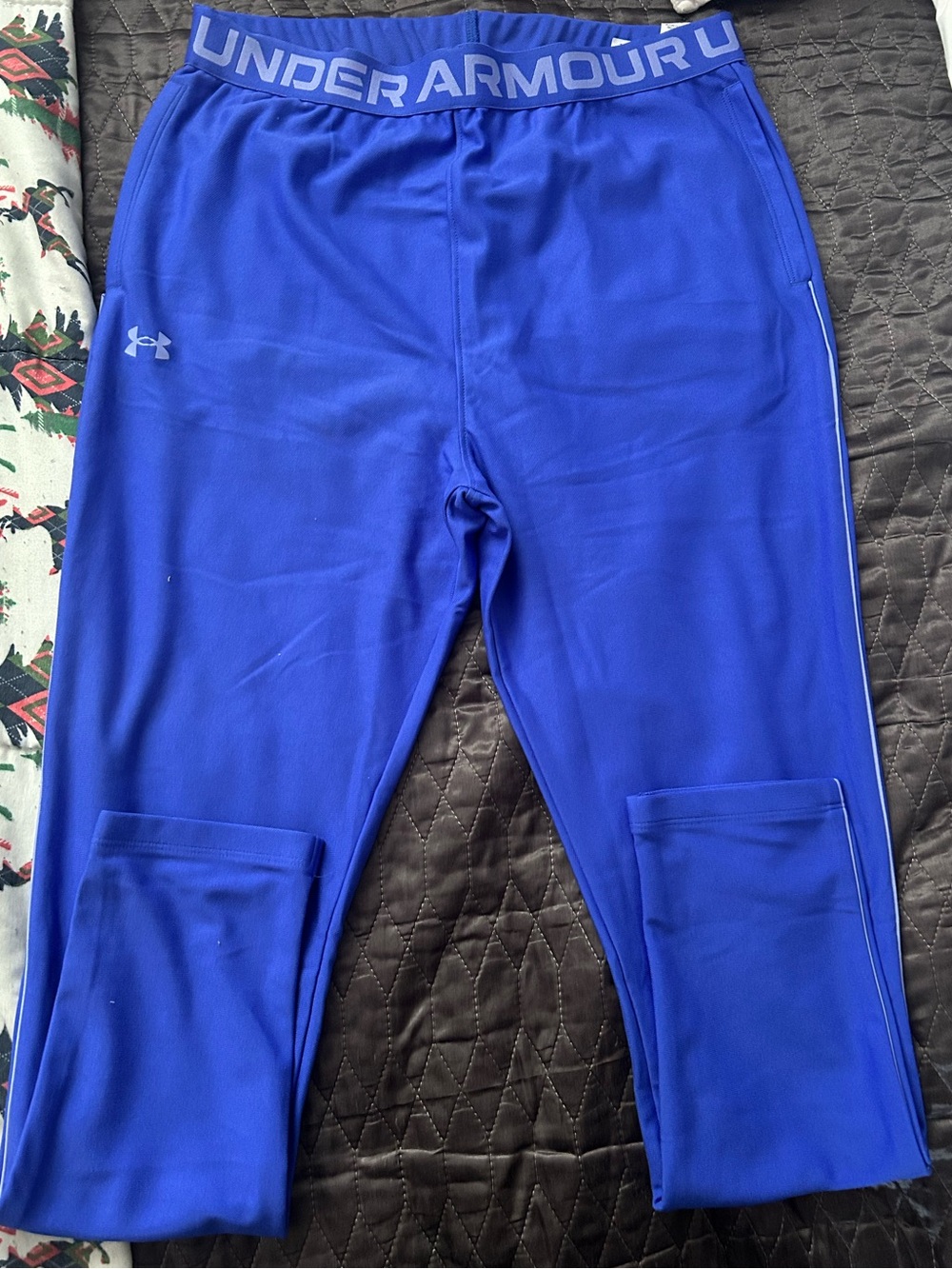 Under Armour Kids Royal Blue Performance Leggings